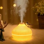 Shubh Empire Humidifier Aroma Diffuser for Room,Fragrance,Essential Oil Diffuser,Cool Mist,Fragrance Diffuser for Home, Bedroom, Stress Relief Led Night Light (Onion)