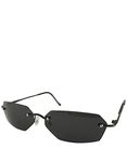 The Movie Shop Ltd Agent Smith Style Sunglasses, Rimless/Smoke Lens