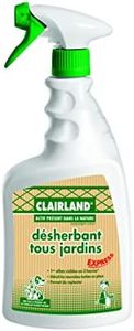 Clairland Désherbant Tous Jardins - Actif présent dans la Nature - Prêt à l'emploi 900 ML