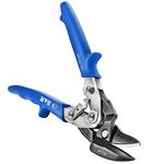 S&R Tin Snips Ideal-Series 260 mm, Strong and Agile, for Metal Sheets Cutting, Right Cut, Industrial Quality