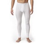 Stanfield's Men's Waffle Knit Baselayer Long John, White, Medium