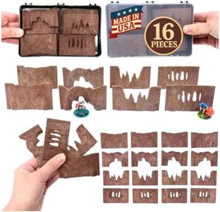 Dirt Cheap Dungeons - Special Cavern Walls Expansion | Modular & Customizable | Injection-Molded for Superior Durability | TTRPG Accessories for D&D, Daggerheart, & Tabletop Gaming