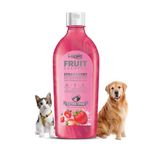 Lozalo Fruit Pet Shampoo 200 ml, Strawberry | pH Balanced, Paraben Free Conditioning Shampoo for Dogs & Cats of All Breeds | Brightening with Shikakai Extract