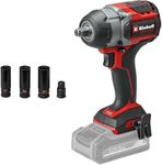 Einhell Professional Cordless Impact Wrench 18V Power X-Change, 750 Nm Torque Level, auto-Stop Setting, Brushless, External Square Bit Socket, Without Battery TP-CW 18/750-C Li BL-Solo