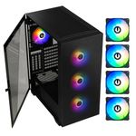 Computer Case Medium Tower BitFenix Flow (Black) ARGB