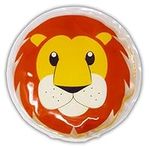 Cold Compress for Kids, Reusable Childrens Ice Pack - Lion, Fever & Pain Relief - Instant First Aid Soother for Bumps, Bruises, Injury, Boo boos - Hot or Cool Gel Pads for Your Toddler, Infant, Baby