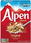 Alpen Original Muesli, Swiss Style Muesli Cereal, Whole Grain, Non-GMO Project Verified, Heart Healthy, Kosher, Vegan, 14 Oz Box