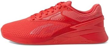 Reebok Training Footwear Men's Nano X3 Shoes Cherry/Cherry/Neon Cherry, Size 9