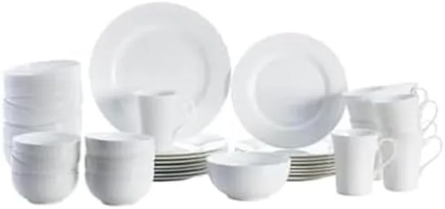 Mikasa 5225580 40 Piece Delray Bone China Dinnerware Set