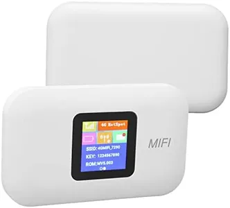 Mobile WiFi Hotspot, 4G LTE Portable WiFi Router, 150Mbps High Speed Pocket Travel Router with SIM Card Slot, Sharing Up to 10 WiFi Users, 3000mAh Battery