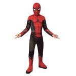 Rubies Official Marvel Spider-Man No Way Home Classic Childs Black and Red Costume, Kids Superhero Fancy Dress, Age 7-8 Years