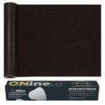 ONine Leather Repair Patch，Leather Repair Tape, 12 x 48 inches Leather Repair Patch for Furniture,Vinyl Repair Kit，Leather Couch Patch，for Sofas, Furniture, Car Seats, Office Chairs (Black Brown)