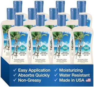 Panama Jack Sunscreen Lotion - SPF 50, Broad Spectrum UVA/UVB Suntan Protection, PABA, Paraben, Gluten & Cruelty Free, 6 FL OZ (Pack of 12)