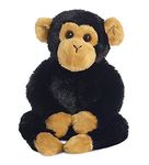 Aurora, 31710, Mini Flopsies Clyde the Chimp, 8In, Soft Toy, Black and Brown