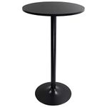 KKTONER Round Bar Table 60CM Top for Cocktail Bar Pub Dining Bistro (106CM H)