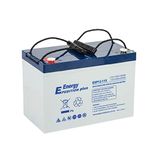 12V 115AH Expedition Plus Deep Cycle AGM Leisure Battery for off grid/solar systems, Motorhome, Caravan and Marine