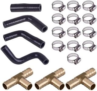 HQPARRTS 06-009-50005 Coolant Line Repair Hose Kit Compatible With BMW N63 engine X5 X6 50iX 550i 650i 750i