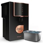 Aquaguard Marvel RO+UV Water Purifier| Stainless Steel tank | Copper Infused Water | 8-Stage Water Purifier | Up to 40% Water Saving | Suitable for all Water Sources