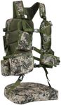 UIIHUNT Turkey Hunting Vest with Seat: Lightweight Turkey Hunting Vest with Game Pouch, Adjustable Turkey Hunting Gear, Turkey Hunting Accessories, Turkey Vest Hunting Clothes for Men Women