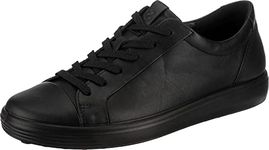 ECCO Women's Soft 7 Monochromatic 2.0 Sneaker, Black/Black, 9-9.5