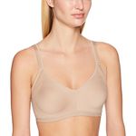 Warners womens Easy Does It No Bulge Wire-Free Bra, Butterscotch, Small US