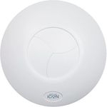 Airflow® iCON 15 Bathroom Extractor Fan - 100mm/4 - Energy Saving 9.4W, 19 l/s - Silent Iris Backdraught Shutter - Optional Humidity, PIR & Timer Modules Sold Separately | 3-Years Warranty