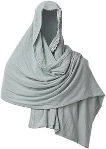 GRACEART Post Apocalyptic Shawl Hood Scarf Shaman Cowl Medieval Costume Sash Light Green