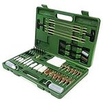 GUGULUZA Universal Gun Cleaning Kit for All Guns Rifle Pistol Shotgun Airsoft Cleaning with Travel Case Green