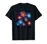 Colorful fireworks costume for boys and girls T-Shirt