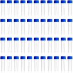 5ml Plastic Test Tubes Screw Caps Small Bottle Vial Storage Vial Storage Container for Lab-50pcs