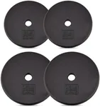 Bundle of Yes4All 1-inch Cast Iron Weight Plates for Dumbbells (5lb + 7.5lb, Set of 2)