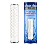Honey Hard Water Softeners for Home/Overhead Tank | Whole House Water Filter System | No Electricity No Plumbing | Bathroom Kitchen Tank Softener | Anti Scale Hair Skin Protection Easy Installation