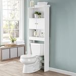 White 23 in. W Bathroom Space Saver