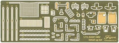 Fujimi Model ML206 1/72 Military Series No. 206 Track and Field Self-Defense Forces High Mobile Vehicle Genuine Etched Parts