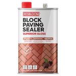 Resiblock Superior Block Paving Sealer – Easy To Apply – Resistance to De-icing Salts – Gloss – 5 Litre