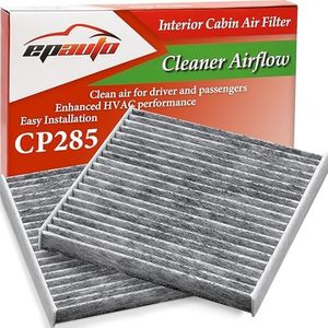 EPAuto 2 Pack - CP285 (CF10285) Premium Cabin Air Filter includes Activated Carbon