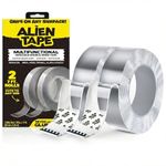 Alientape Nano Double Sided Tape, Multipurpose Removable Adhesive Transparent Grip Mounting Tape Washable Strong Sticky Heavy Duty for Carpet Photo Frame Poster Décor As Seen On TV