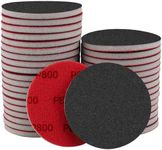 Shineboc 20Pcs 3 Inch Hook and Loop Sanding Sponge Disc with Buffer Backing 800 Grit Wet or Dry Sanding Sheets Reusable Hand Sander Sandpaper - Curved Surface Sanding Pads for Automotive Wood Metal