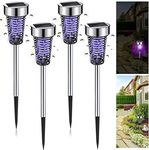 Qualirey 4 Pack Solar Bug Zapper Ou