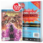 Comic Book Bags Current Age Comic Size - Clear OPP 0.05MM - Premium Book Sleeve for Comic Book Storage and Book Cover Protection - Keep Your Collection Safe and Well-Preserved!