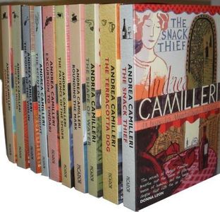 Andrea Camilleri Montalbano Collection 10 Books Set (August Heat,The Paper Moon,The Voice of the Violin,The Scent of the Night,Excursion to Tindari,The Patience of the Spider,Rounding the Mark, The Shape of Water, The Terracotta Dog, The Snack Thief)