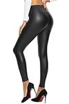 GROTEEN Faux Leather Leggings for W