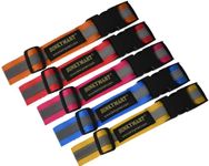 Binkymart Handmade Multicolored Small Size Reflective Collars Set of 5 for Puppies (2 Months to 6 Months Puppies) with complimentary Zip Tie (No D-Ring for Leash)