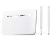 Unlocked HUAWEI B535-232 CAT7 USB 300mbps 4G Home/Office Router with 2 x External Antennas. Will work with any Sim Card Worldwide (Renewed) (White)