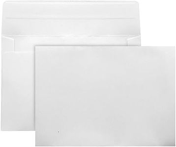 50 Packs White A4 Envelopes,4x6 Envelopes,4x6 Envelopes for Invitations,Printable invitation envelope,Photos, postcards, greeting cards, mailings, Wedding Self-sealing Envelopes (white)