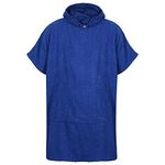 A2Z 4 Kids Bathrobe 100% Cotton Hooded - Towel Bathrobe 128 Royal 6-9