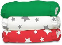 Charlie Banana Baby Fleece Reusable and Washable Cloth Diaper System, 3 Diapers 6 Inserts, Tuscany, One Size, Hybrid AIO