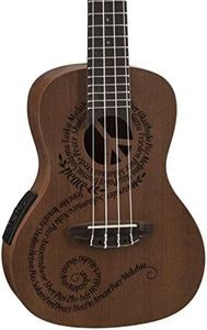 Luna Mahogany Series Maluhia Peace Acoustic-Electric Concert Ukulele