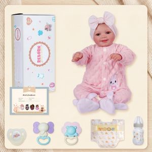 BABESIDE 17" Reborn Baby Doll – Realistic Lifelike Newborn Toy