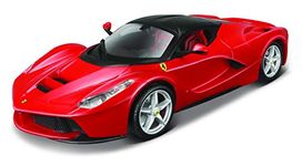 Maisto 39129 1:24 Scale Building Kit LaFerrari Model Car (Red/Black)